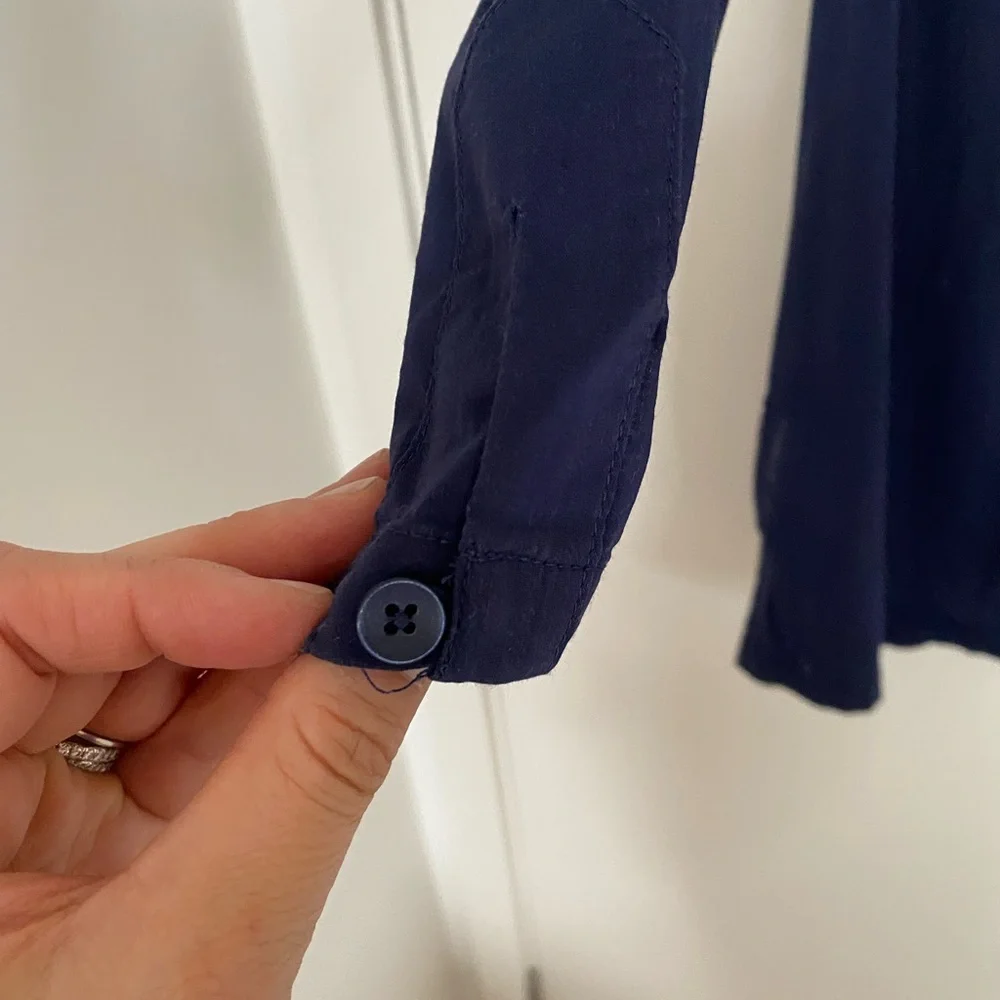 Athleta Deep Blue Beach and Pool Cover-Up - Size Small